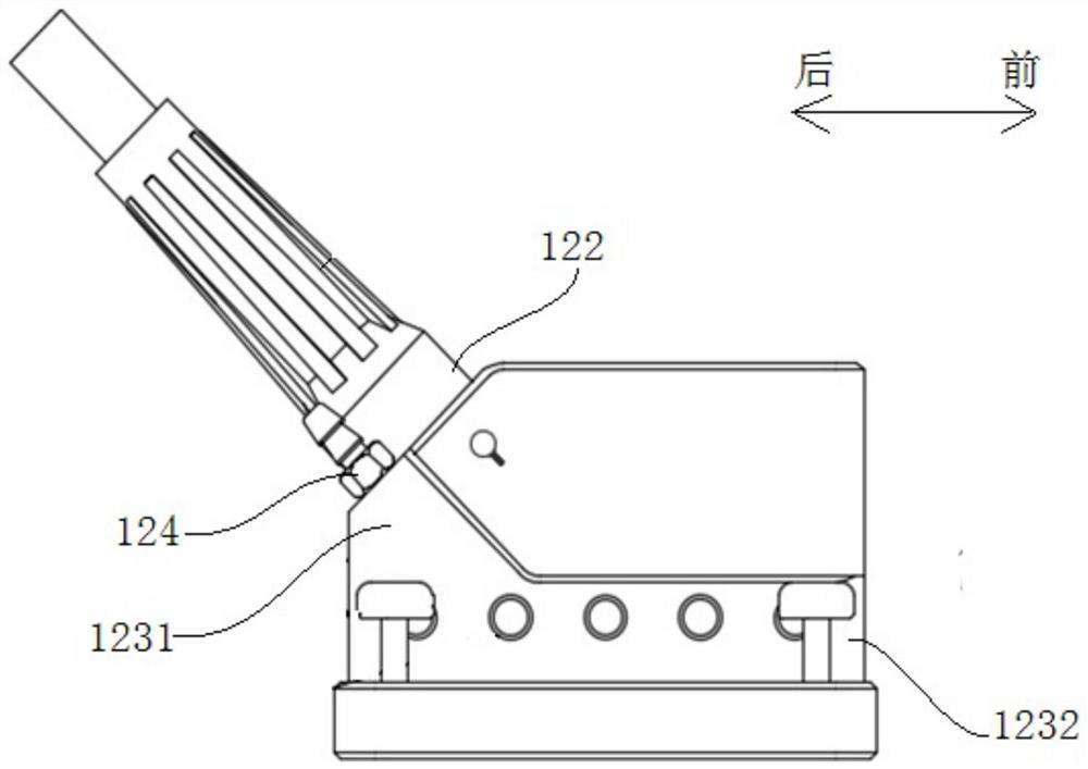 Ultrasonic detection device for detecting aviation rivets