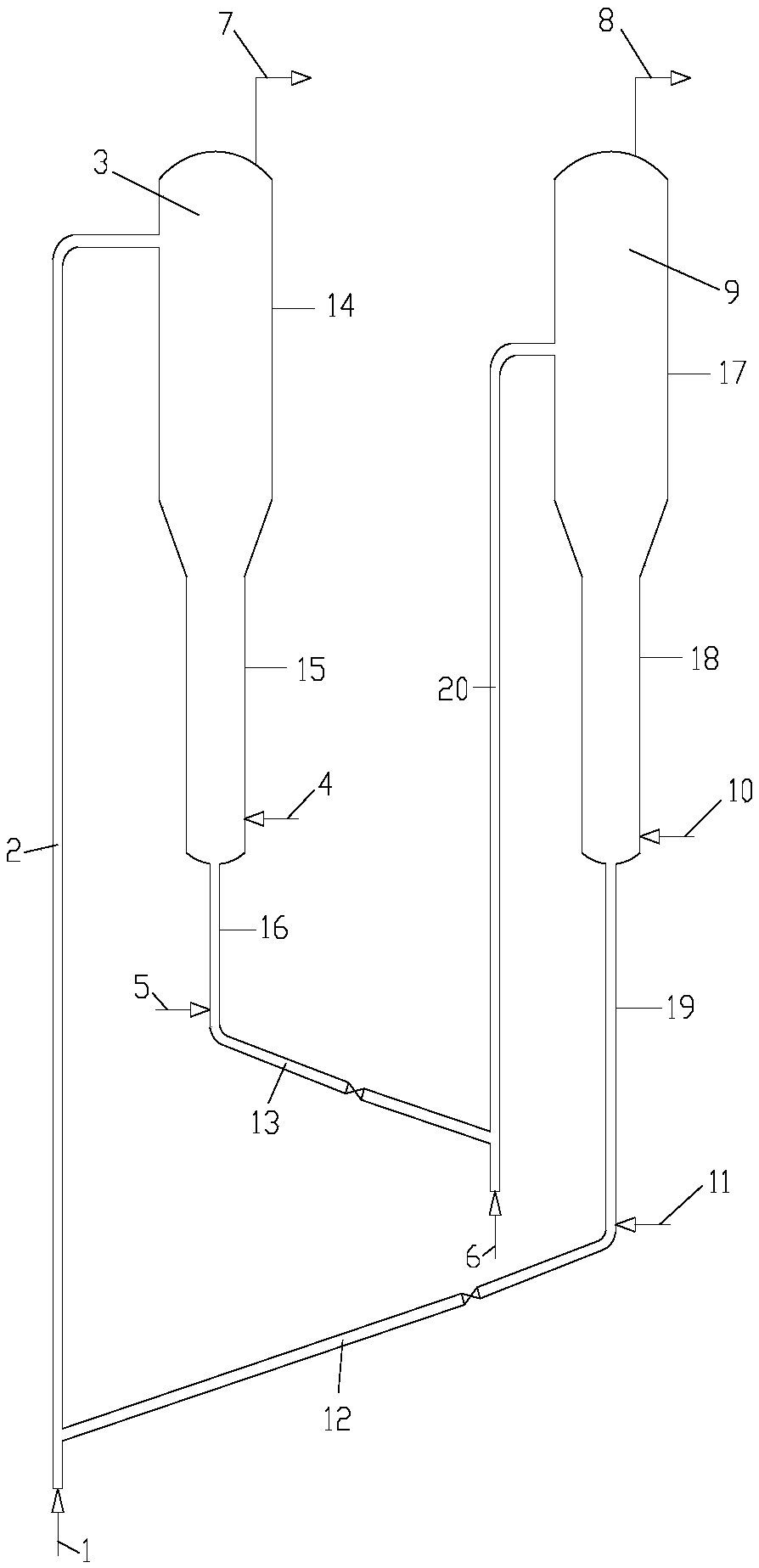 Naphtha-containing raw material conversion method