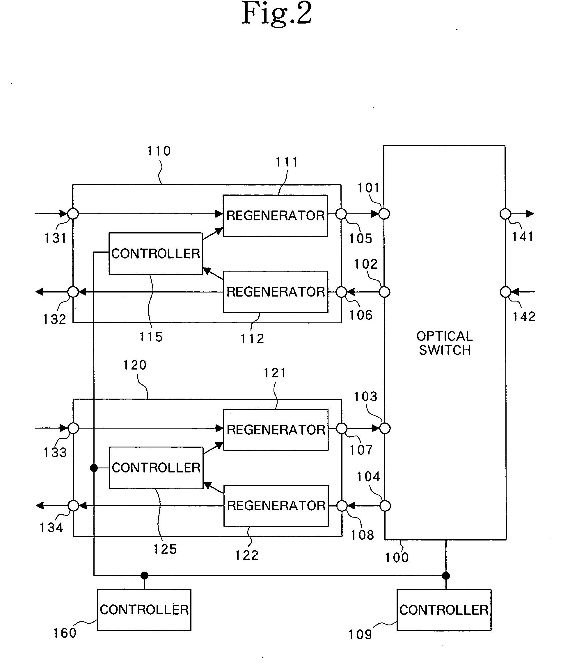 Signal repeater and switching device, method of detecting connecting relation between signal repeater and switching device and communication system