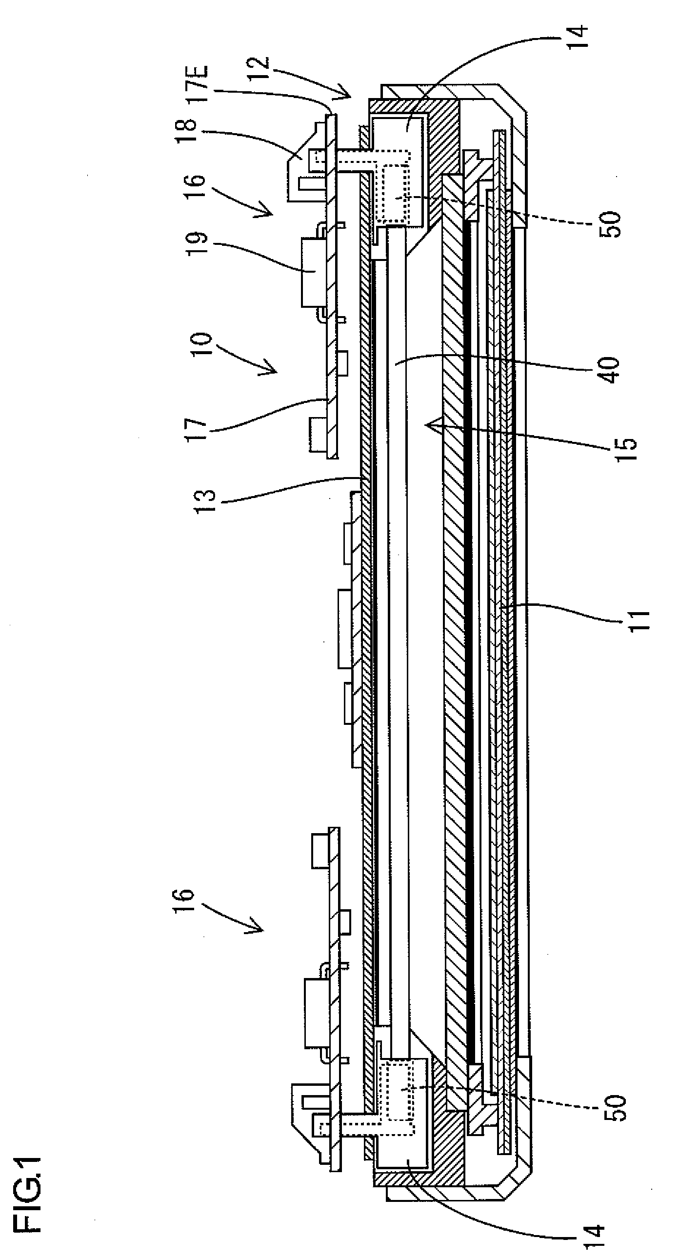 Power board, on-board connector, lighting device, display device and television receiver