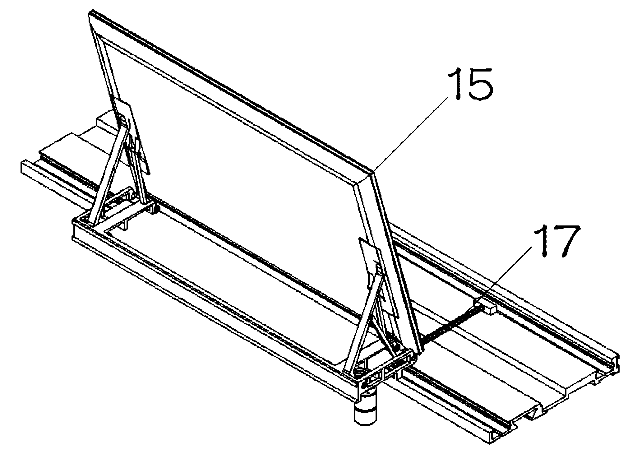 A screw drive device, electronic equipment and table