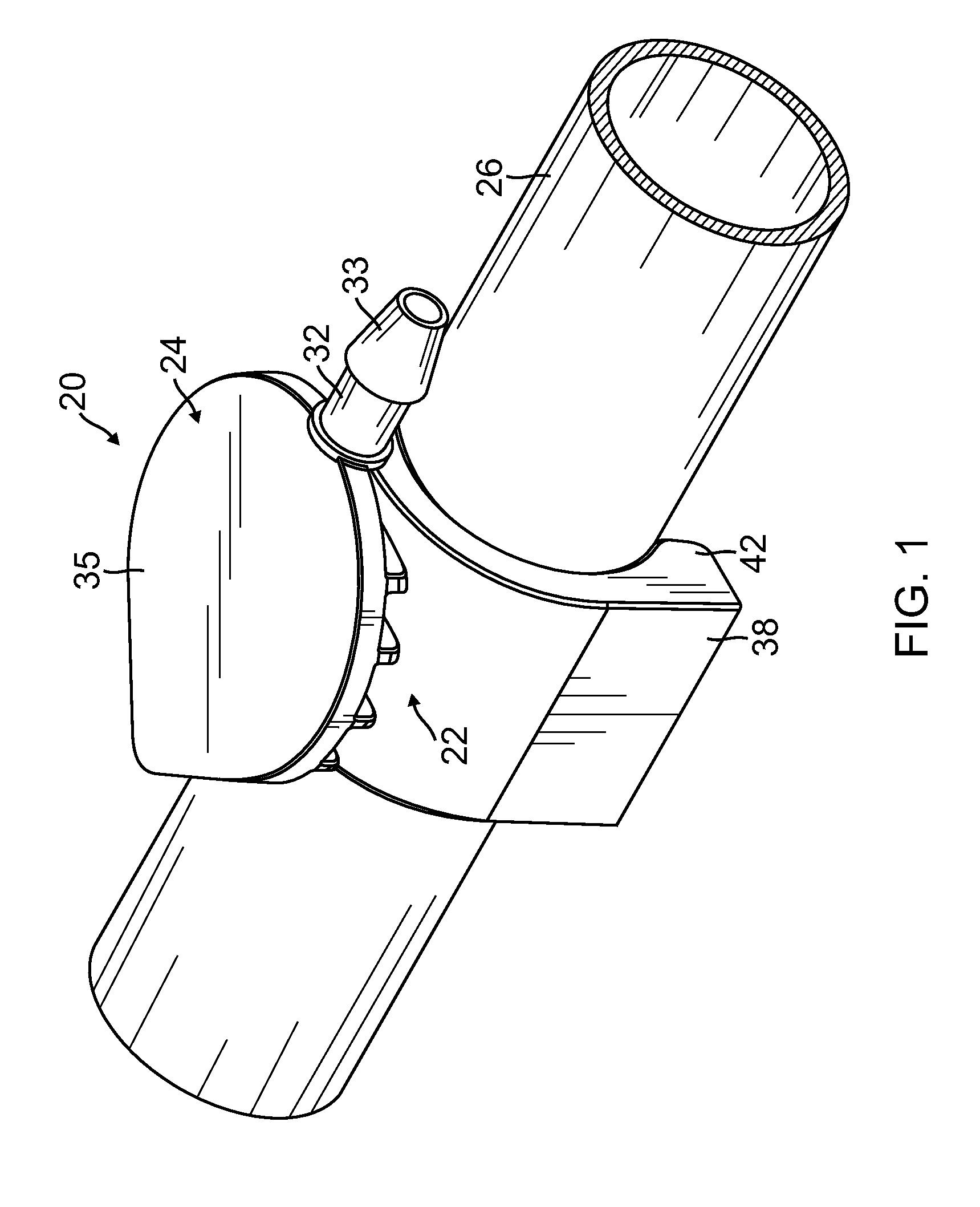 Clamp and spike for flexible conduit