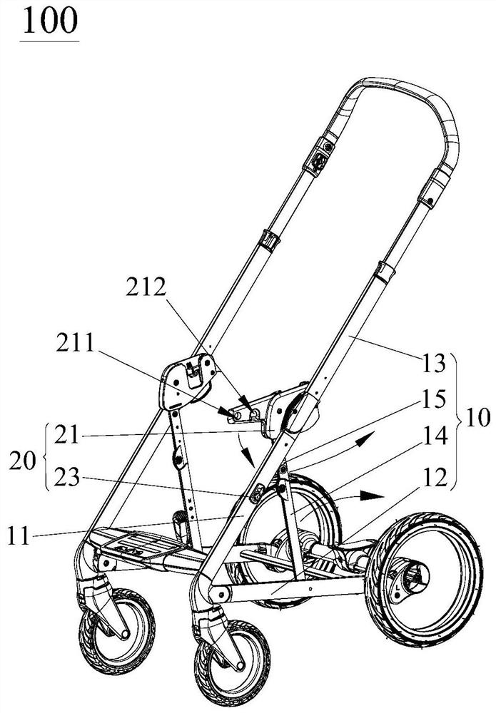 Baby carriage and folding and locking mechanism thereof