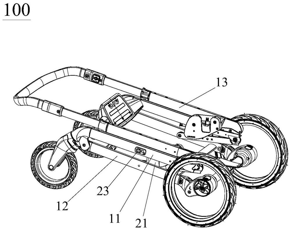 Baby carriage and folding and locking mechanism thereof