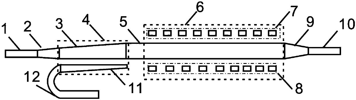 Narrow-band filter based on phase modulation apodized grating