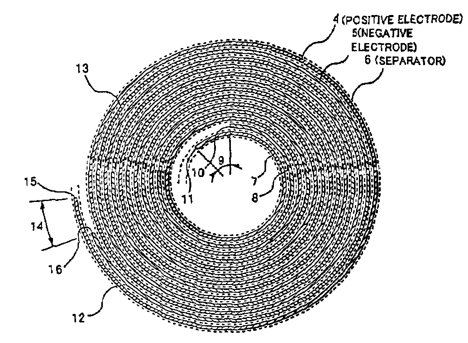 Nonaqueous electrolytic secondary battery and method of producing anode material thereof