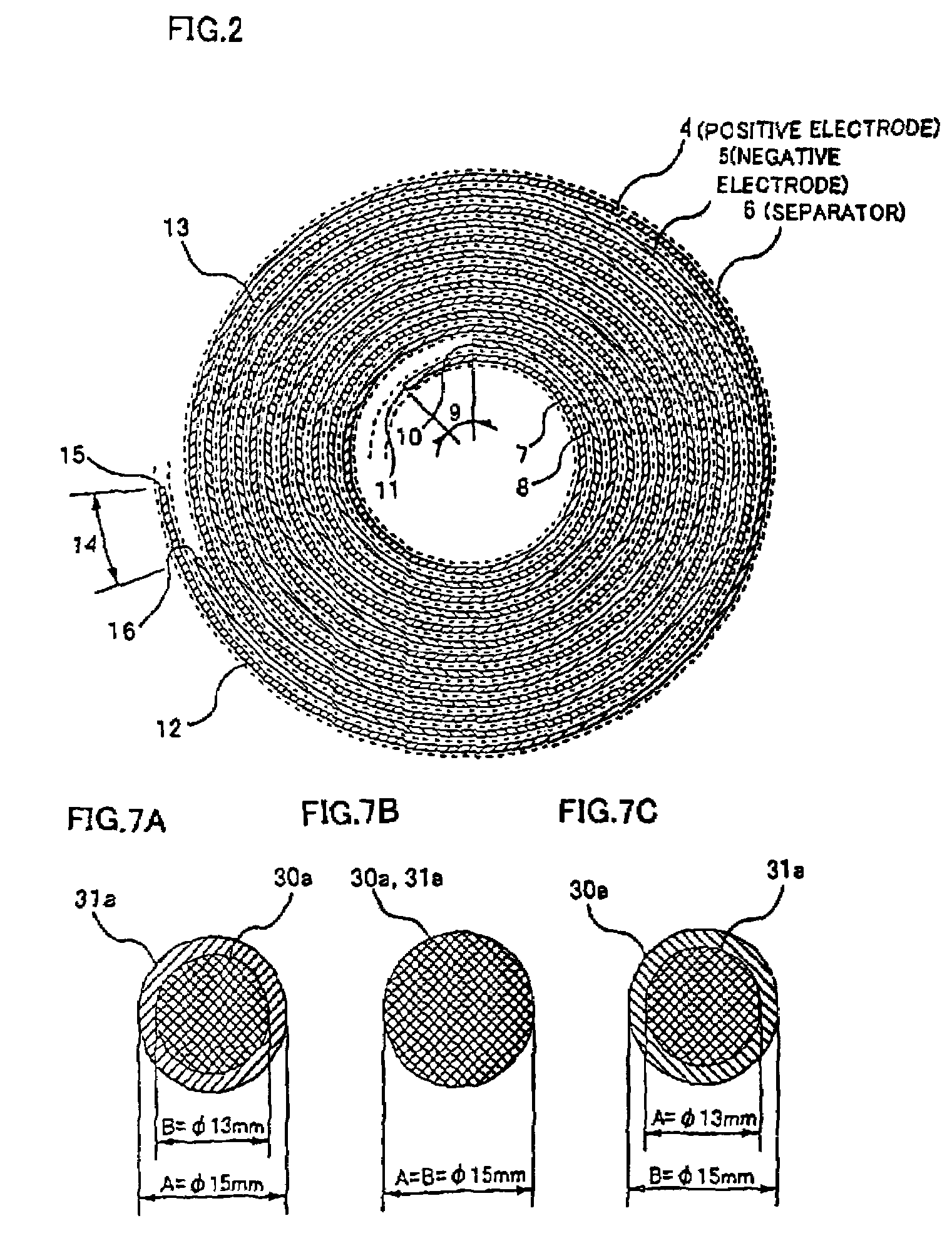 Nonaqueous electrolytic secondary battery and method of producing anode material thereof