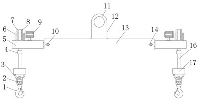 Automatic leveling lifting appliance suitable for multi-dimensional operation working conditions and automatic leveling method