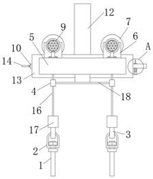 Automatic leveling lifting appliance suitable for multi-dimensional operation working conditions and automatic leveling method