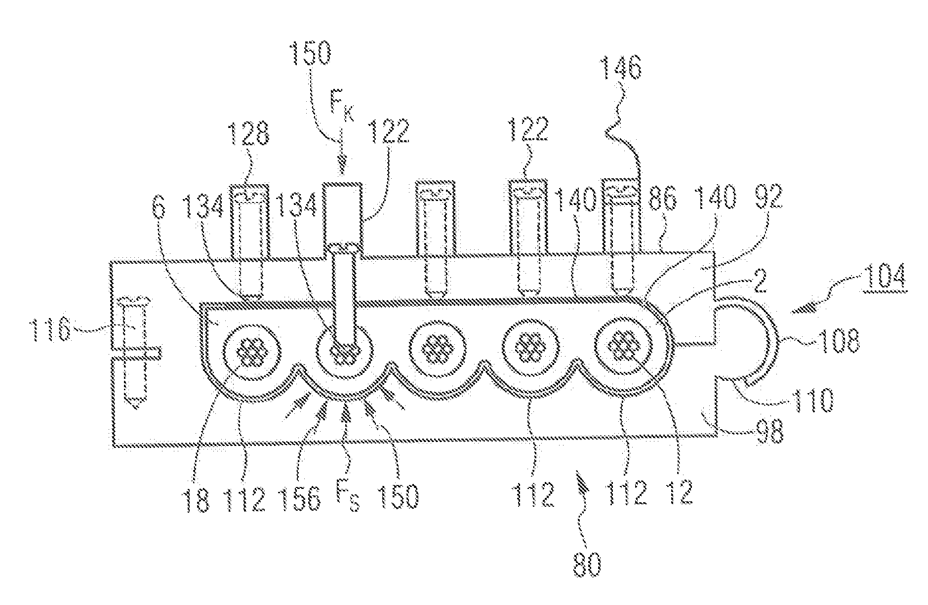Electrical contact-making system