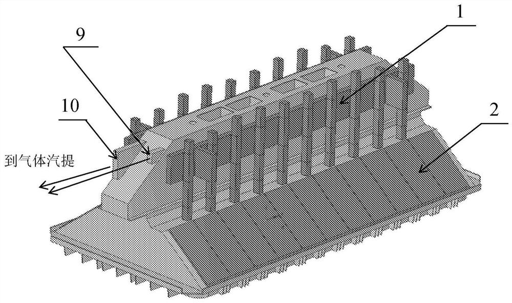 Apparatus for collecting and removing gases from aluminium reduction tanks