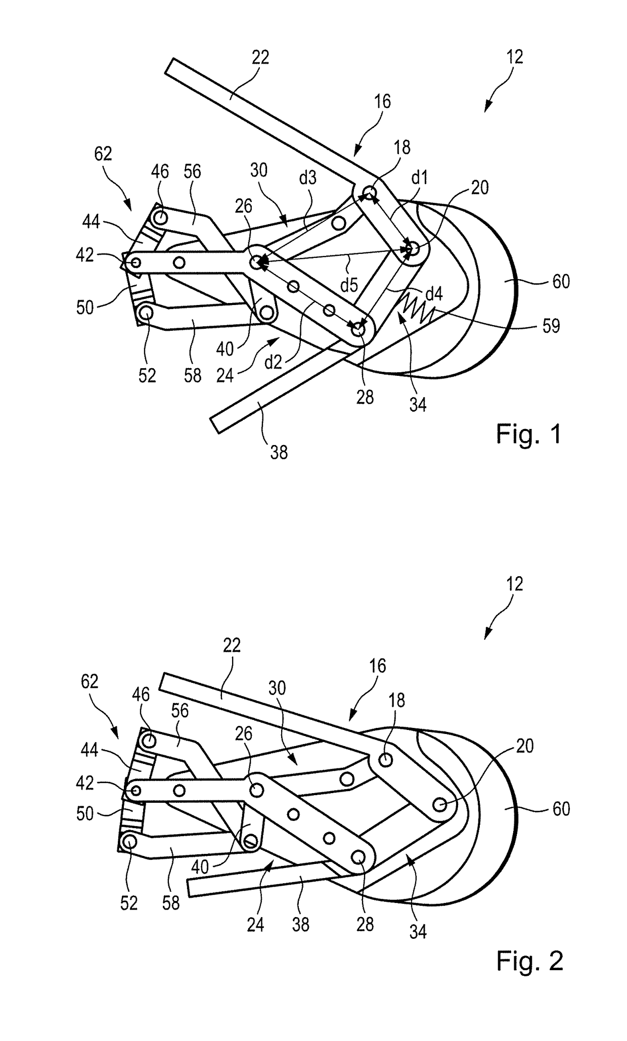 Surgical instrument with a manual control