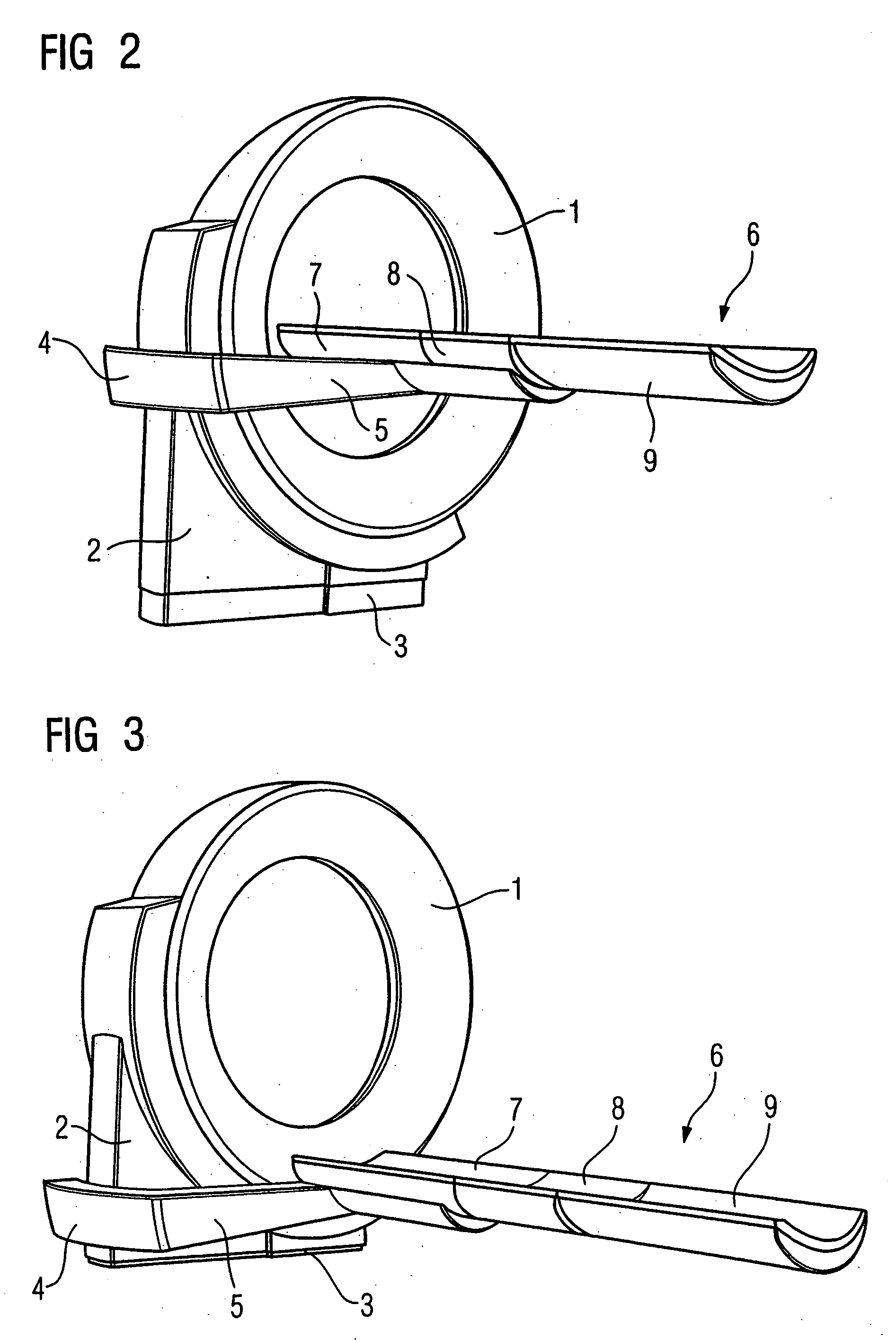 Imaging tomography apparatus having an attached patient support with a movable backrest