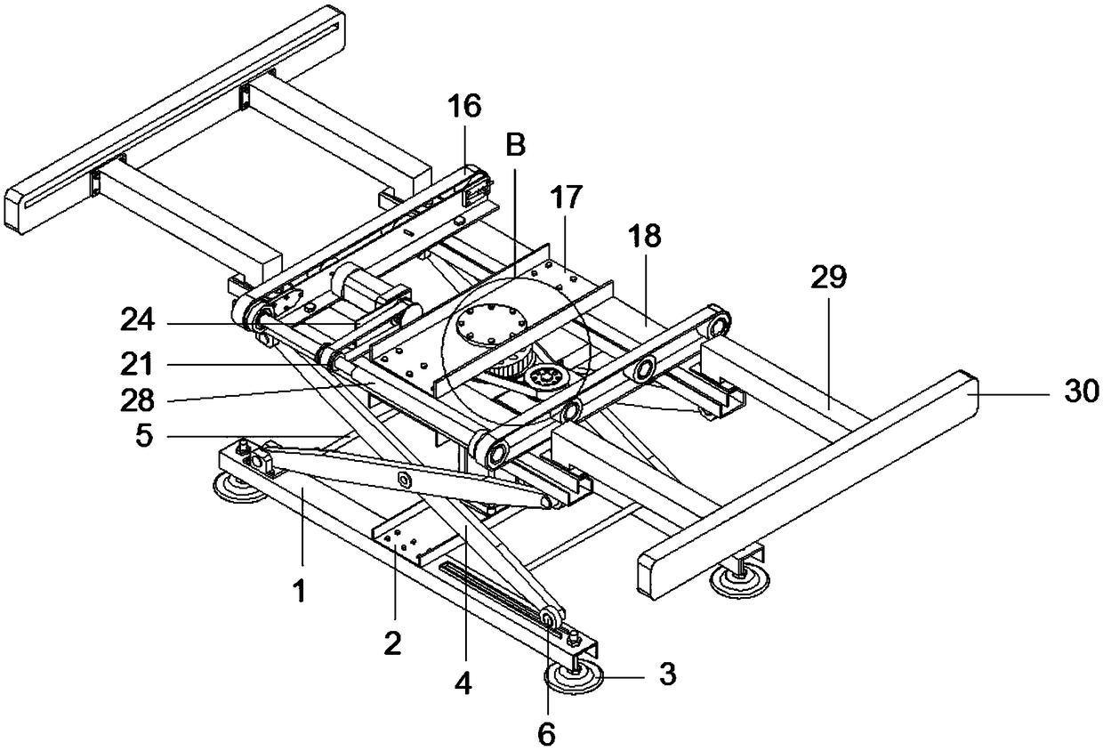 An electric vehicle battery pack fine-tuning mounting platform