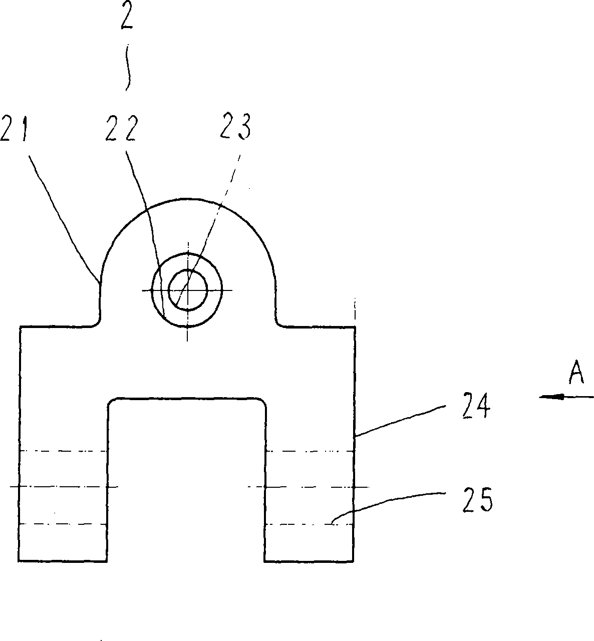 Multisection bearing universal balance compass mechanism