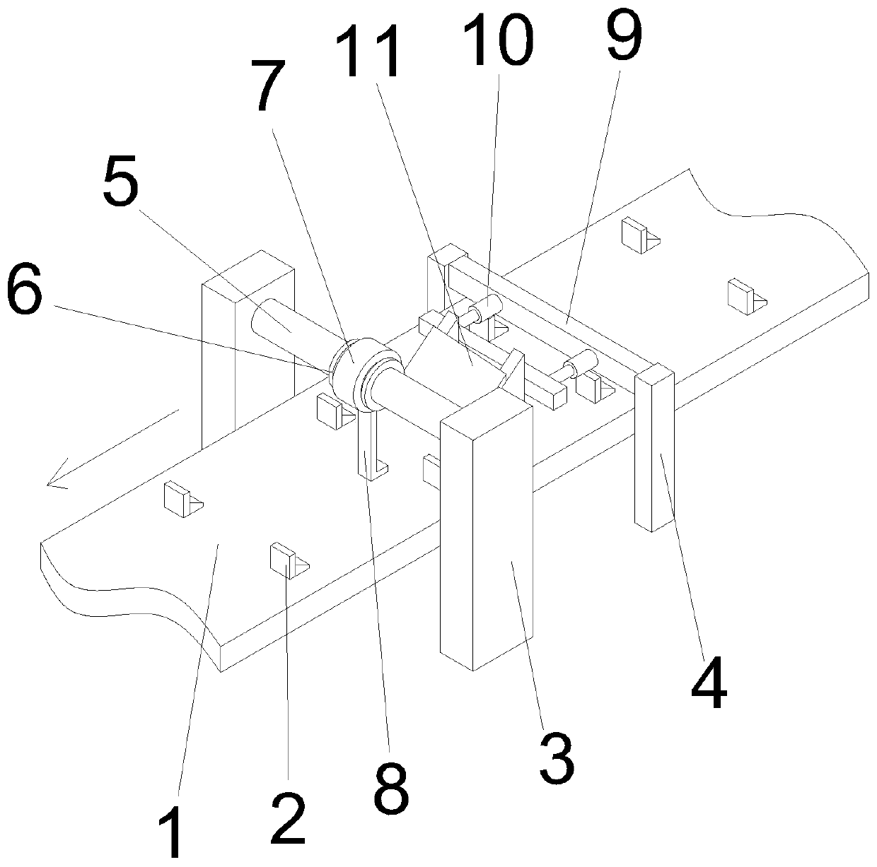 Solar photovoltaic panel turnover device