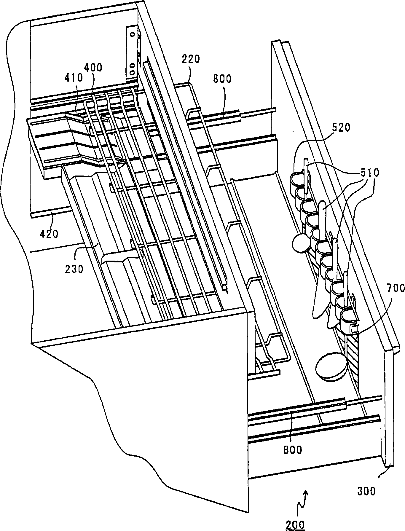 Cabinet housing storage