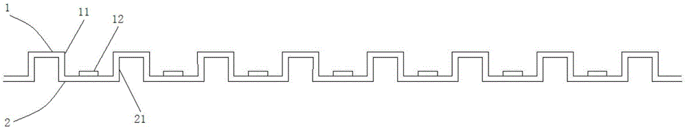 Horseshoe-type bulk plastic composite non-woven cloth and manufacturing method and application thereof