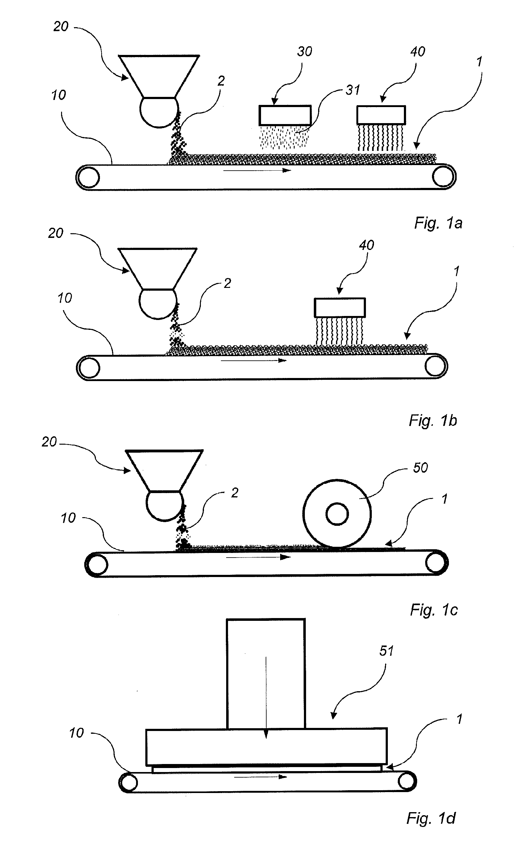 Method of manufacturing a layer
