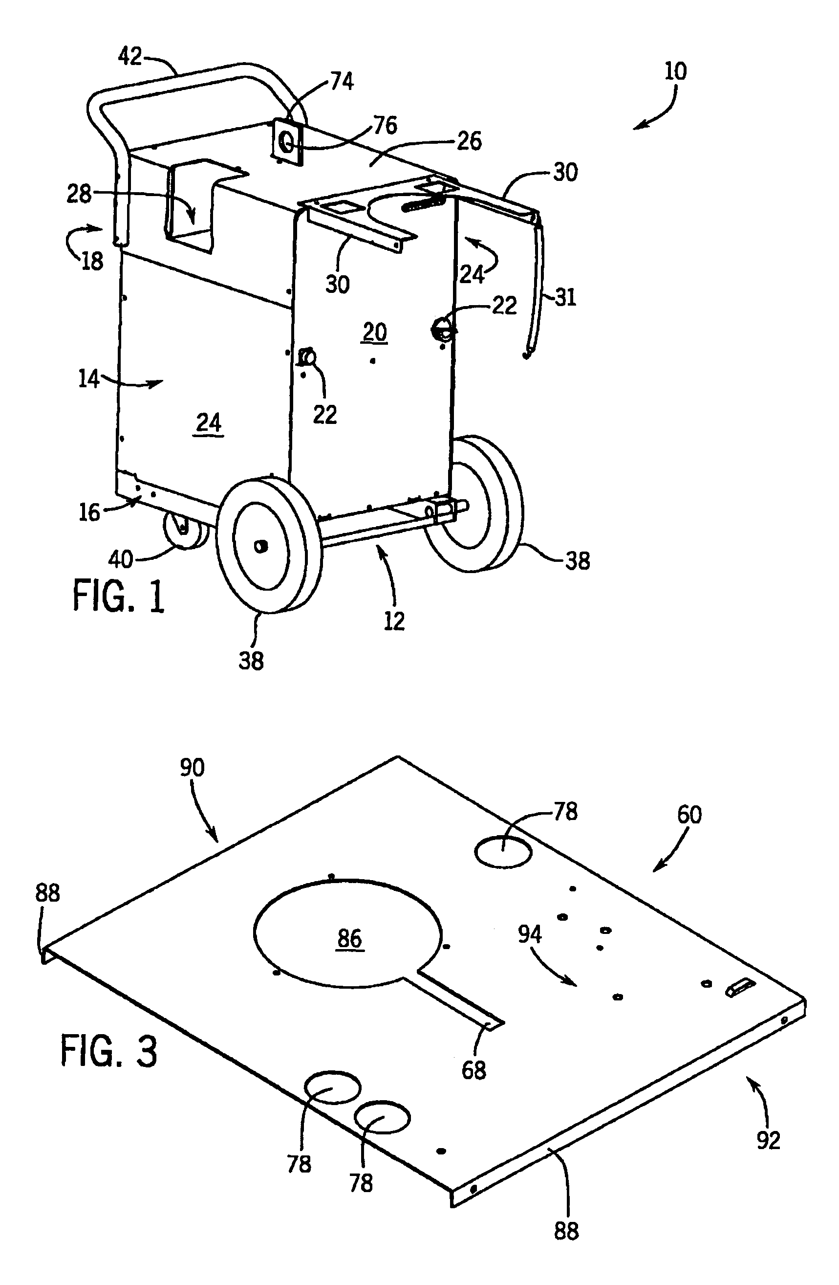Apparatus for a welding machine having a cooling assembly mounted to a mid-plane baffle for improved cooling within the welding machine