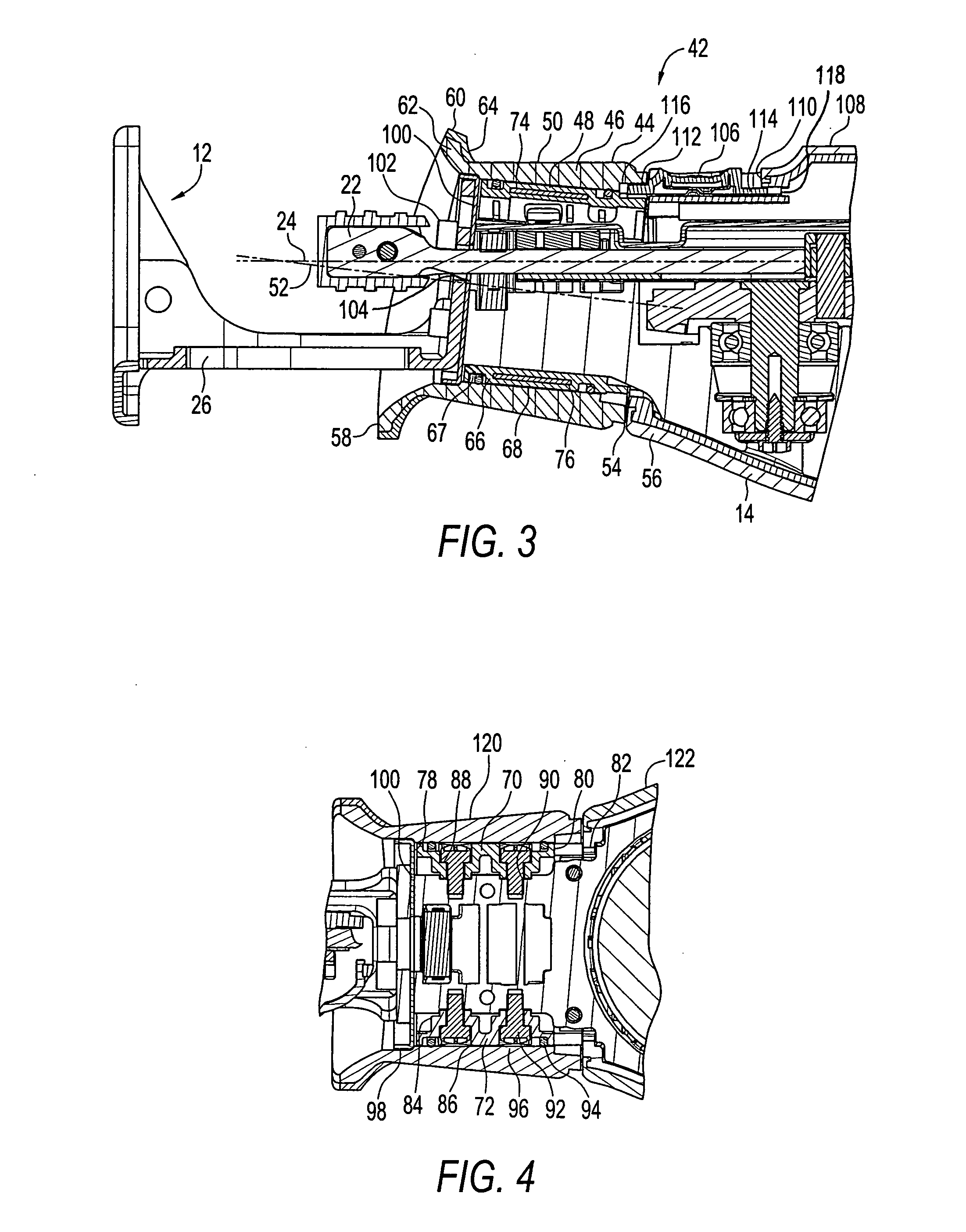Scroll collar for reciprocating saw