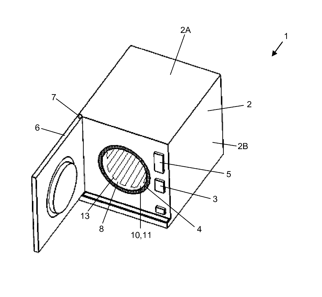 Treatment chamber for treating surgical or dental instruments with electrical energy using chamber wall made of thin film or thick film