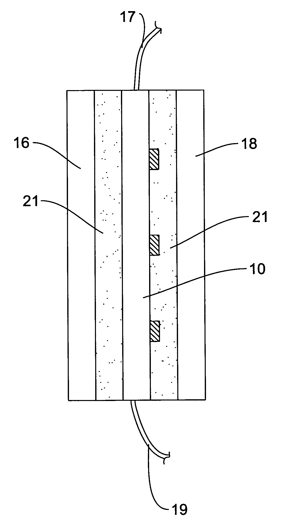 LED lighting apparatus with transparent flexible circuit structure