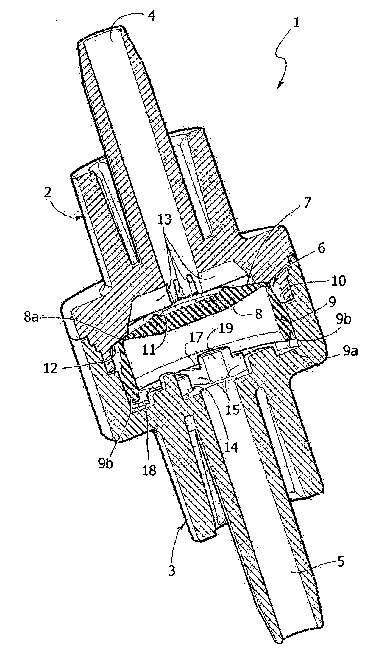 One-way valve for medical infusion lines and the like