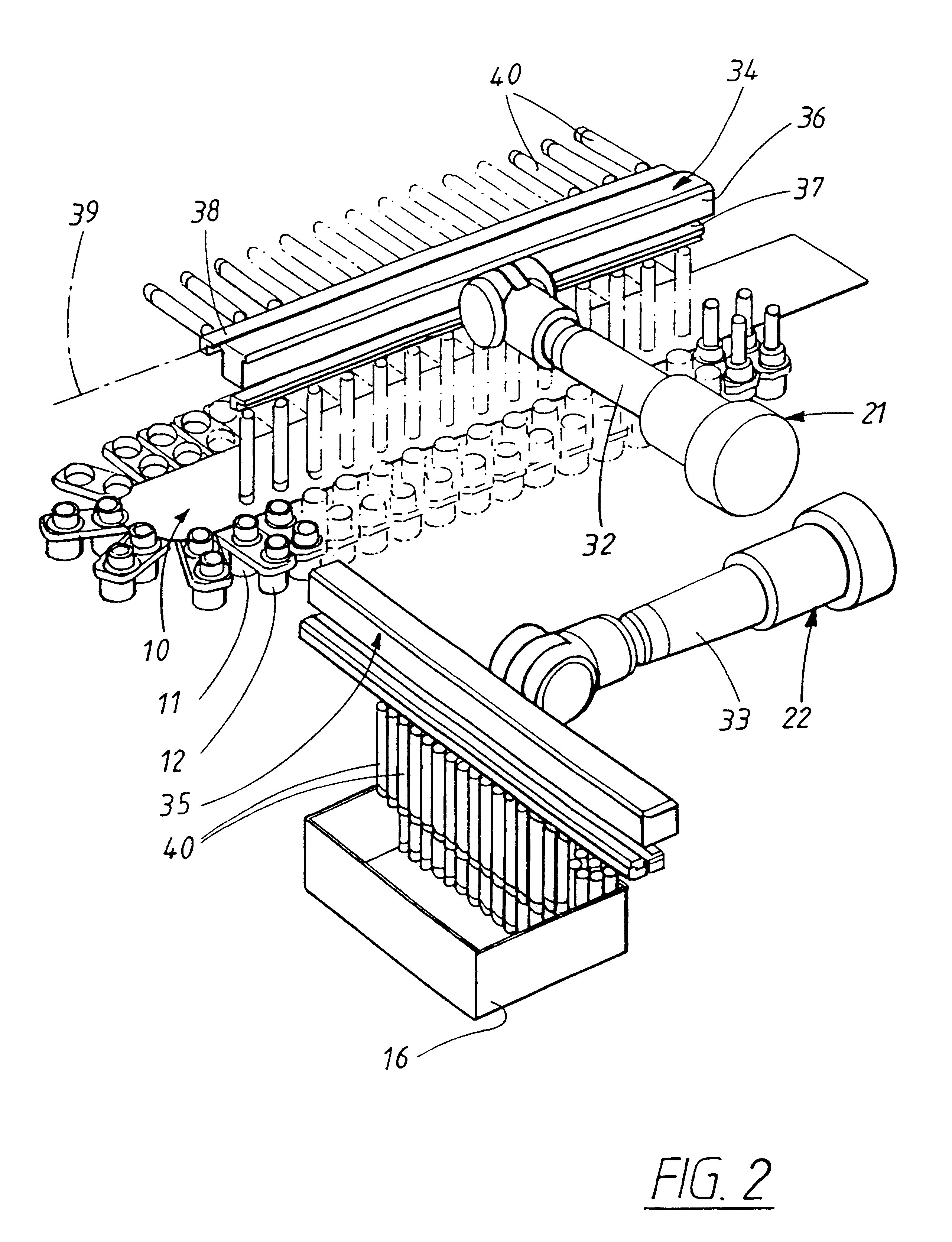 Feeder for a tube-filling machine