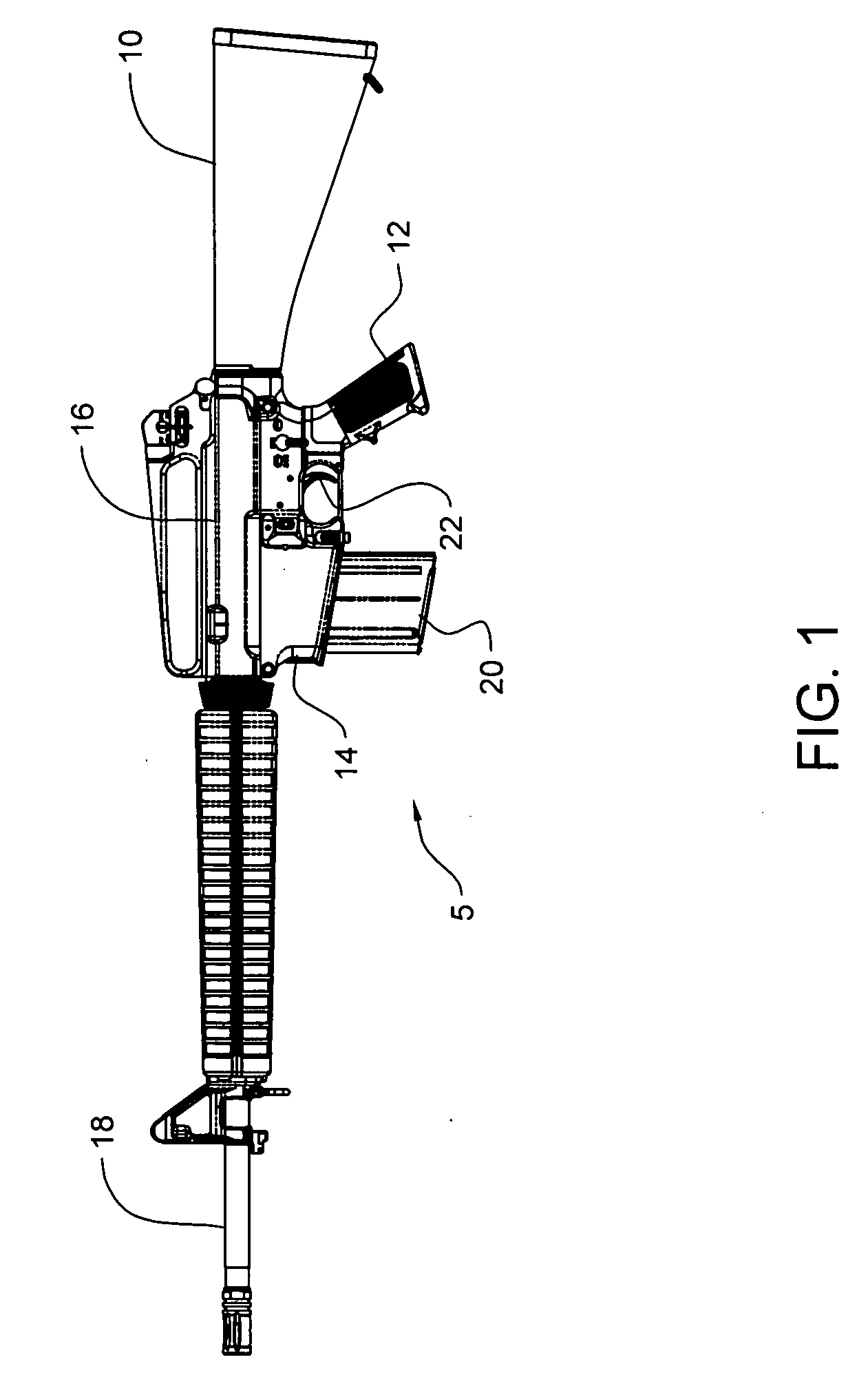 Receiver assembly for firearm
