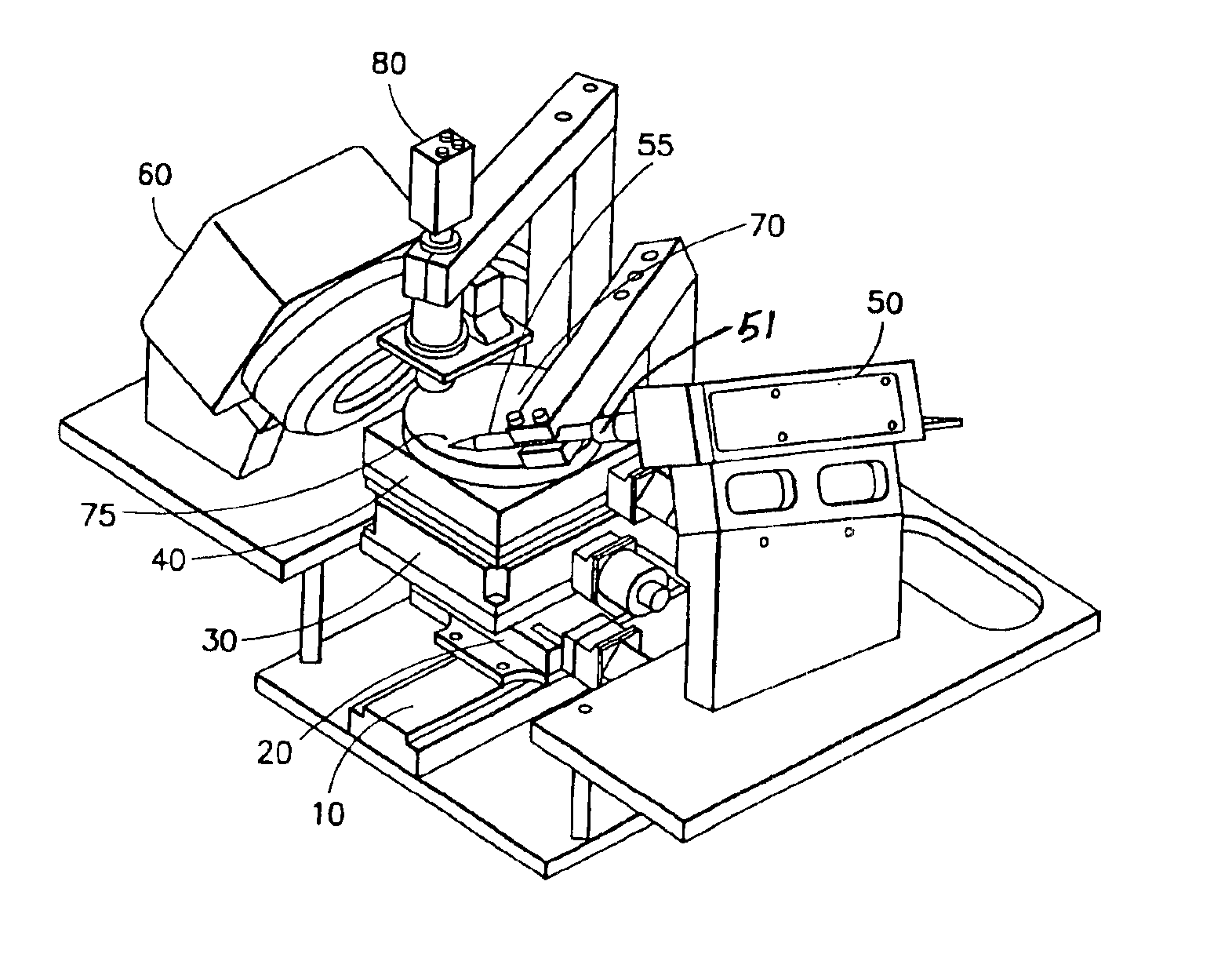 Method and apparatus for rapid grain size analysis of polycrystalline materials
