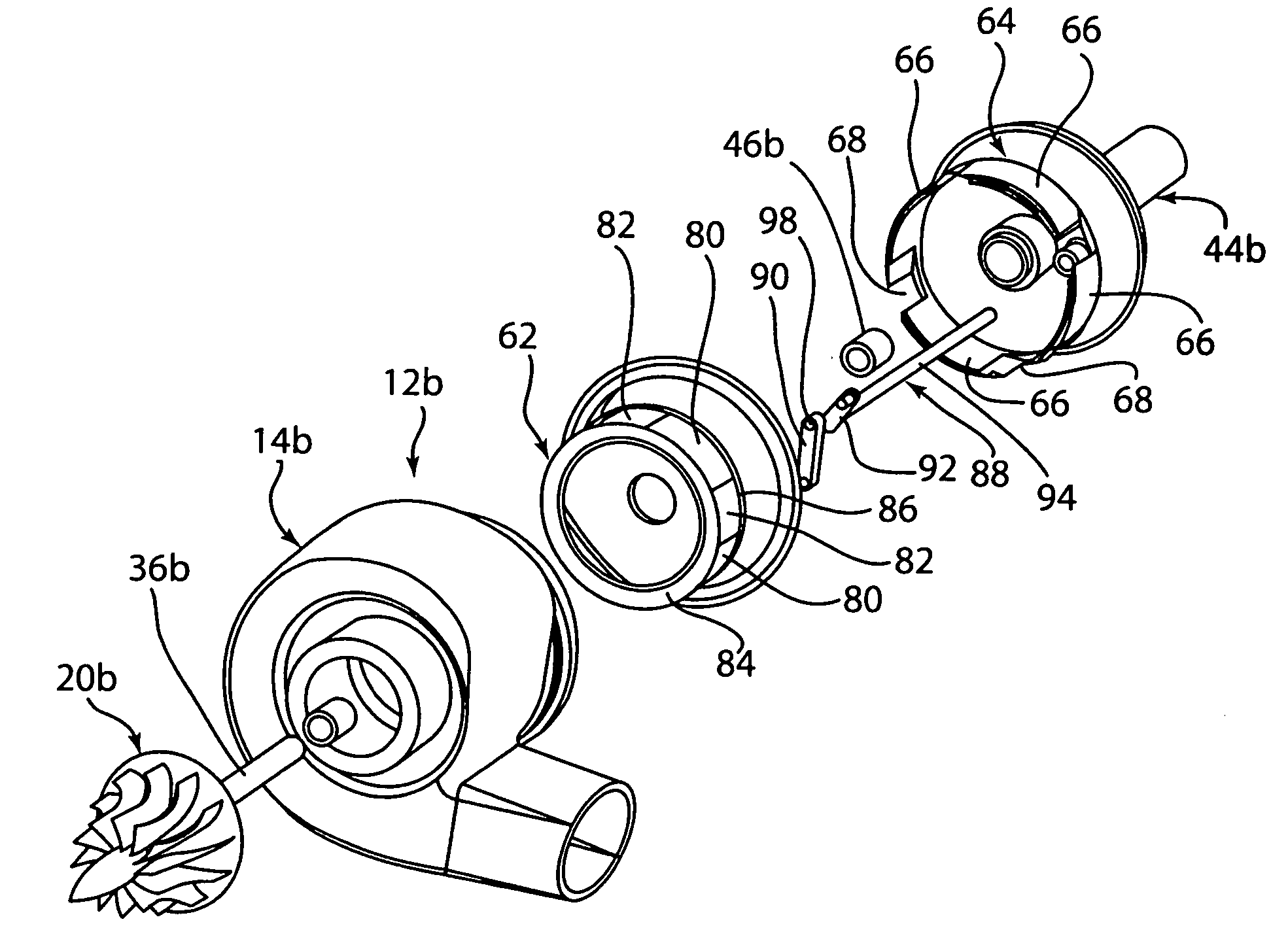 Variable geometry turbocharger