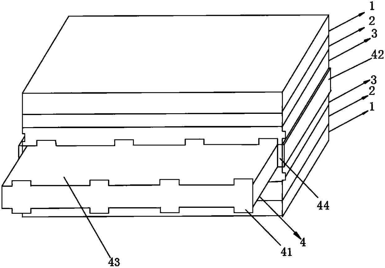 Neutral silicone negative ion structure adhesive, plywood and preparation method