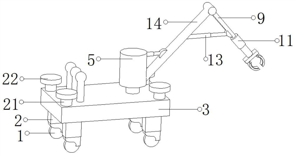 Sintered coal gangue brick loading and unloading manipulator