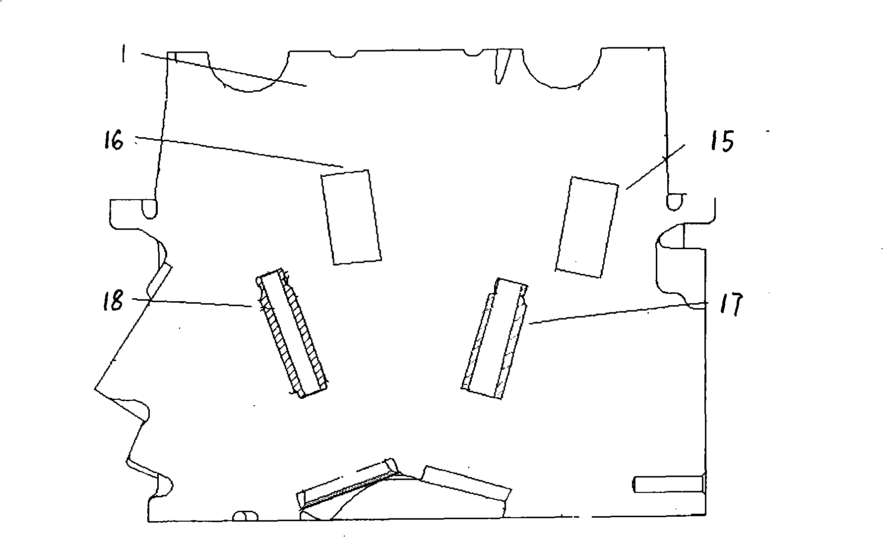 Arrangement structure of engine valve actuating mechanism