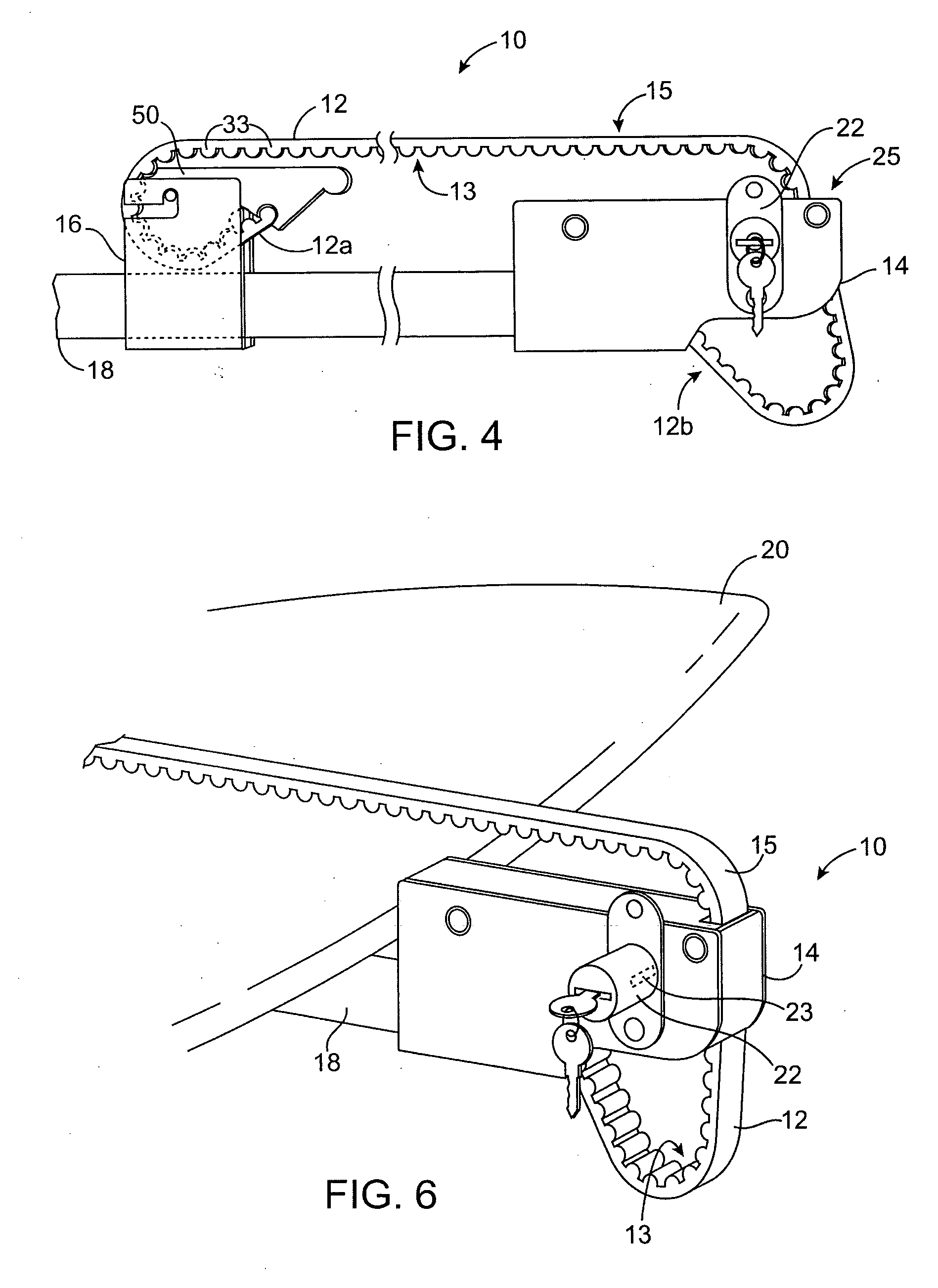 Ratcheting strap-down system
