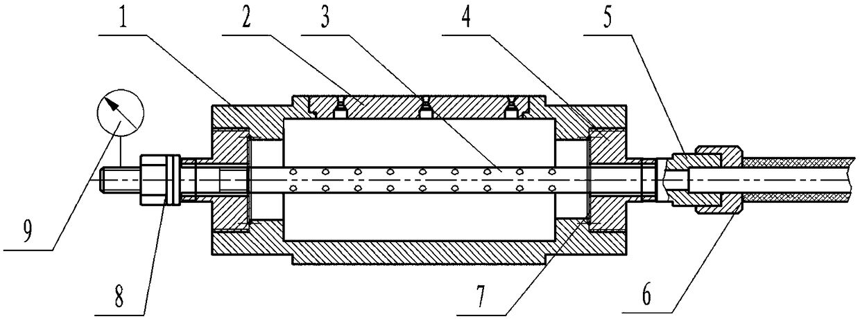 Test setup for multi-jet side jets