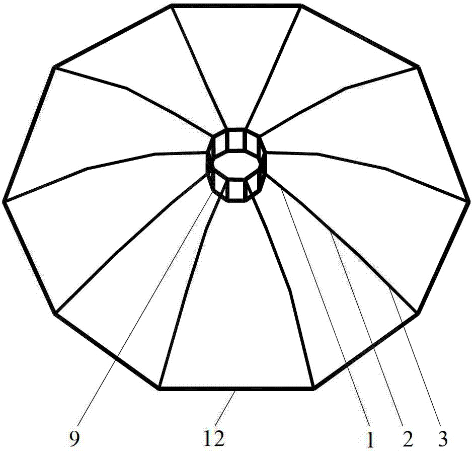 Method for constructing stiff supporting dome structure