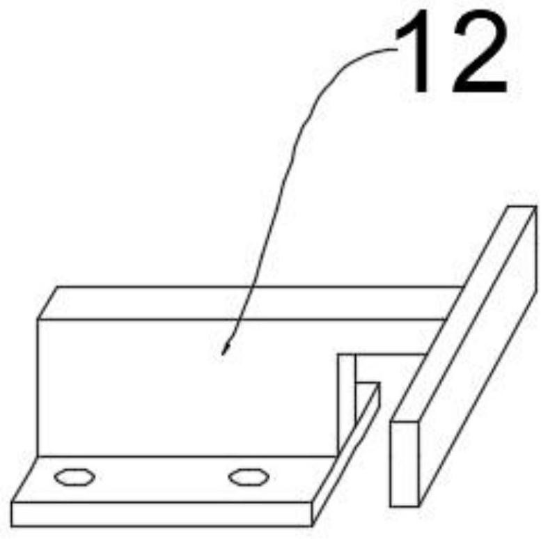 A stretching length adjusting device of a polyimide film stretching machine