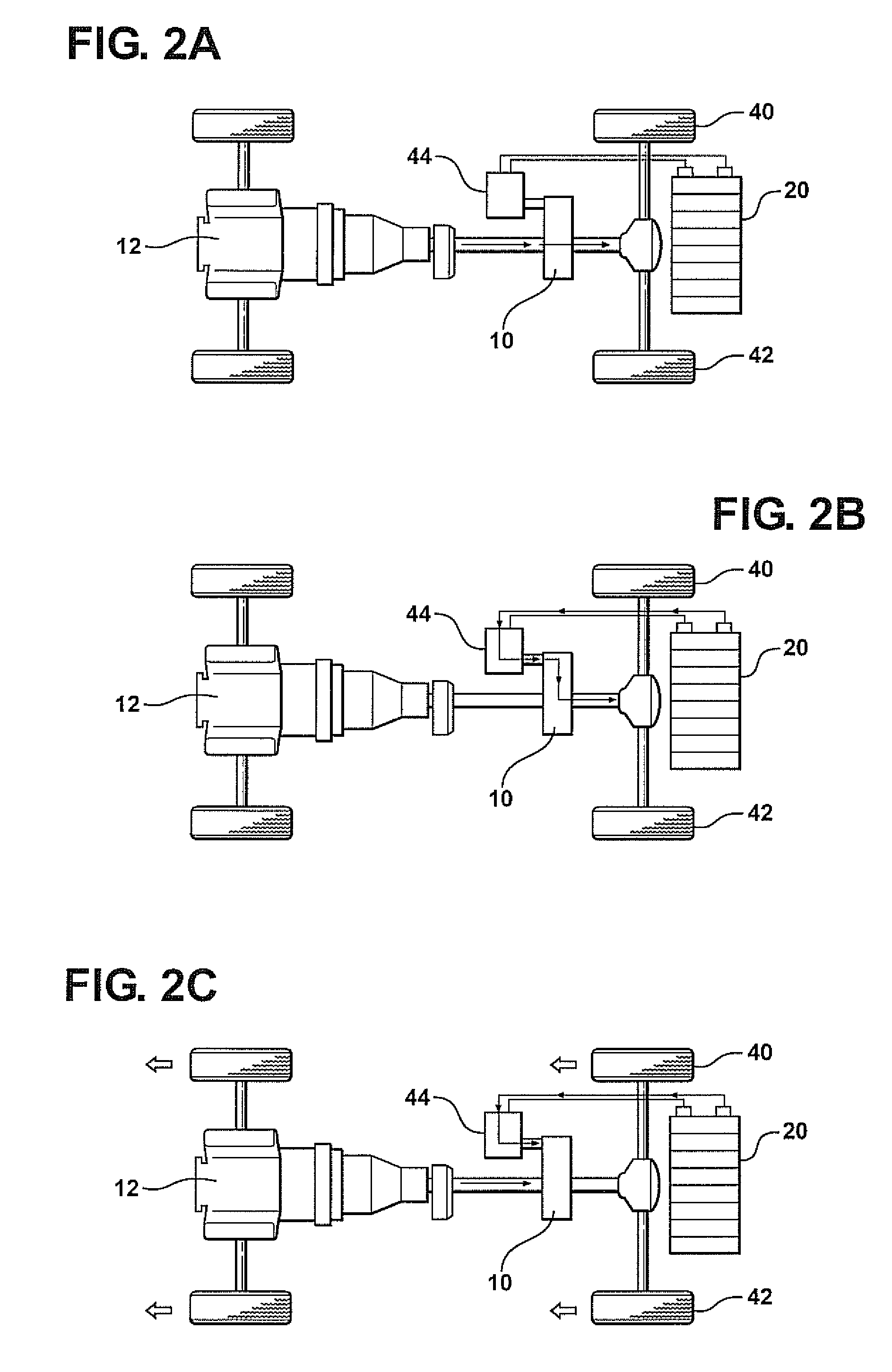 Hybrid vehicle formed by converting a conventional IC engine powered vehicle and method of such conversion