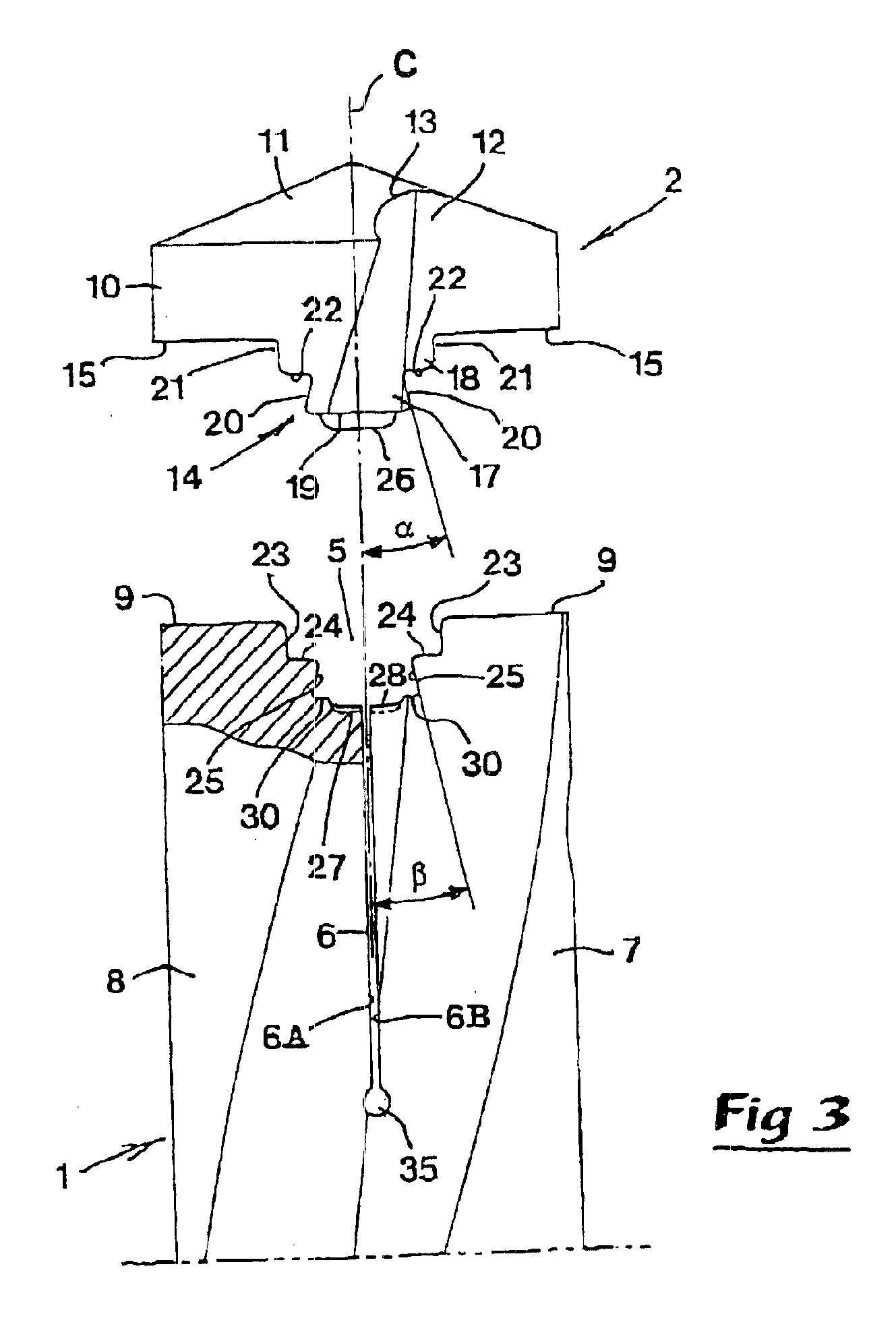 Rotatable tool for chip removing machining and appurtenant cutting part therefor