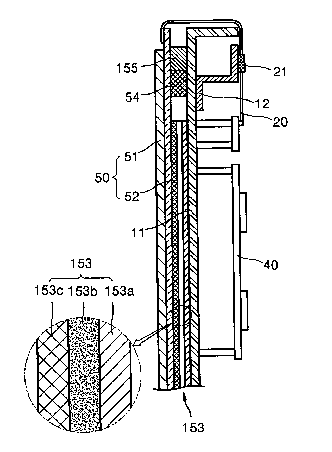 Heat dissipation structure for display panel and display module equipped with the structure