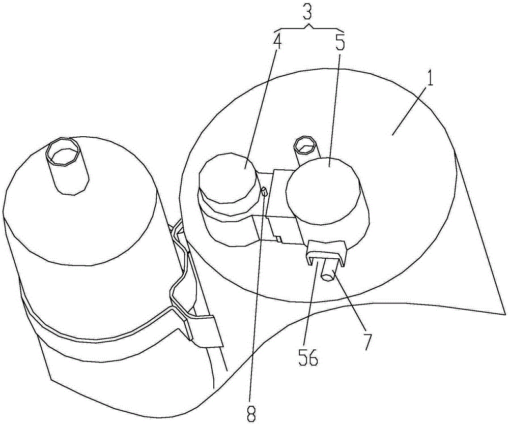 Compressor with wire protection, wire protection device and overload protector