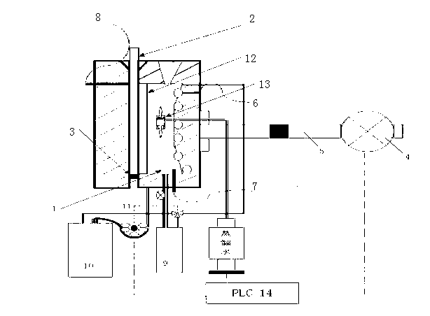 Automatic sample treatment test apparatus for determining lead in tin plate plating layer