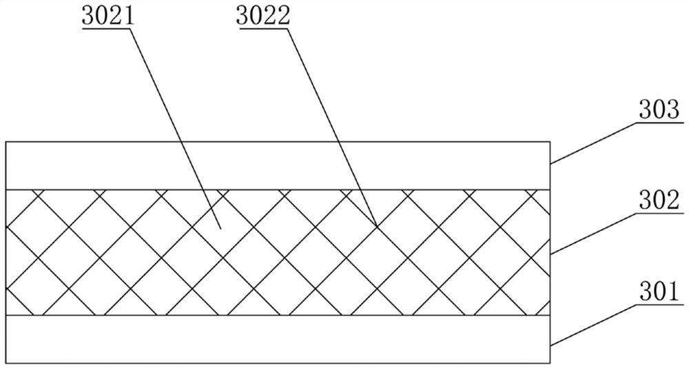 Long-service-life pavement structure based on sandwich structure and construction method thereof