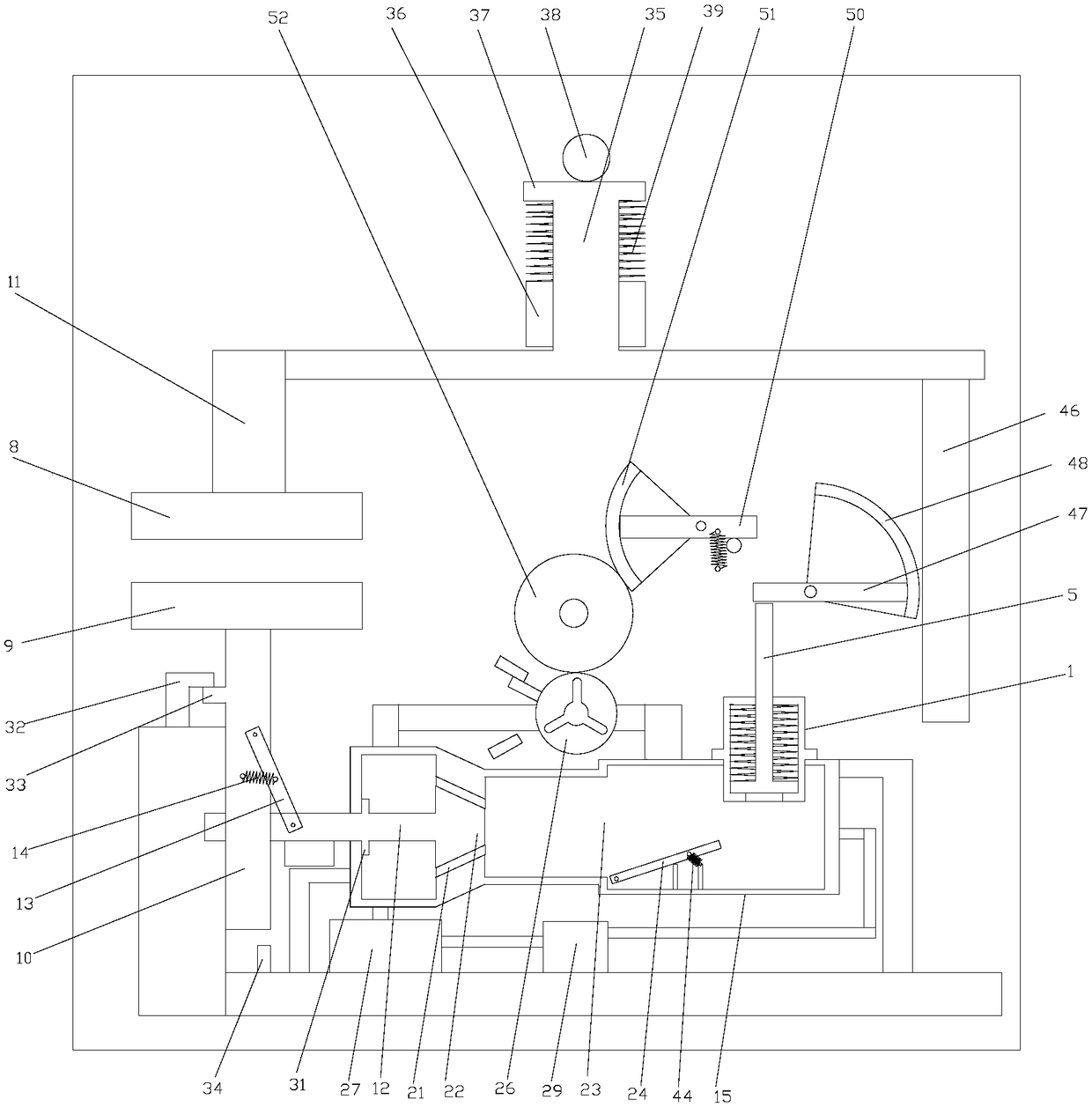 Full-automatic stamping forming die