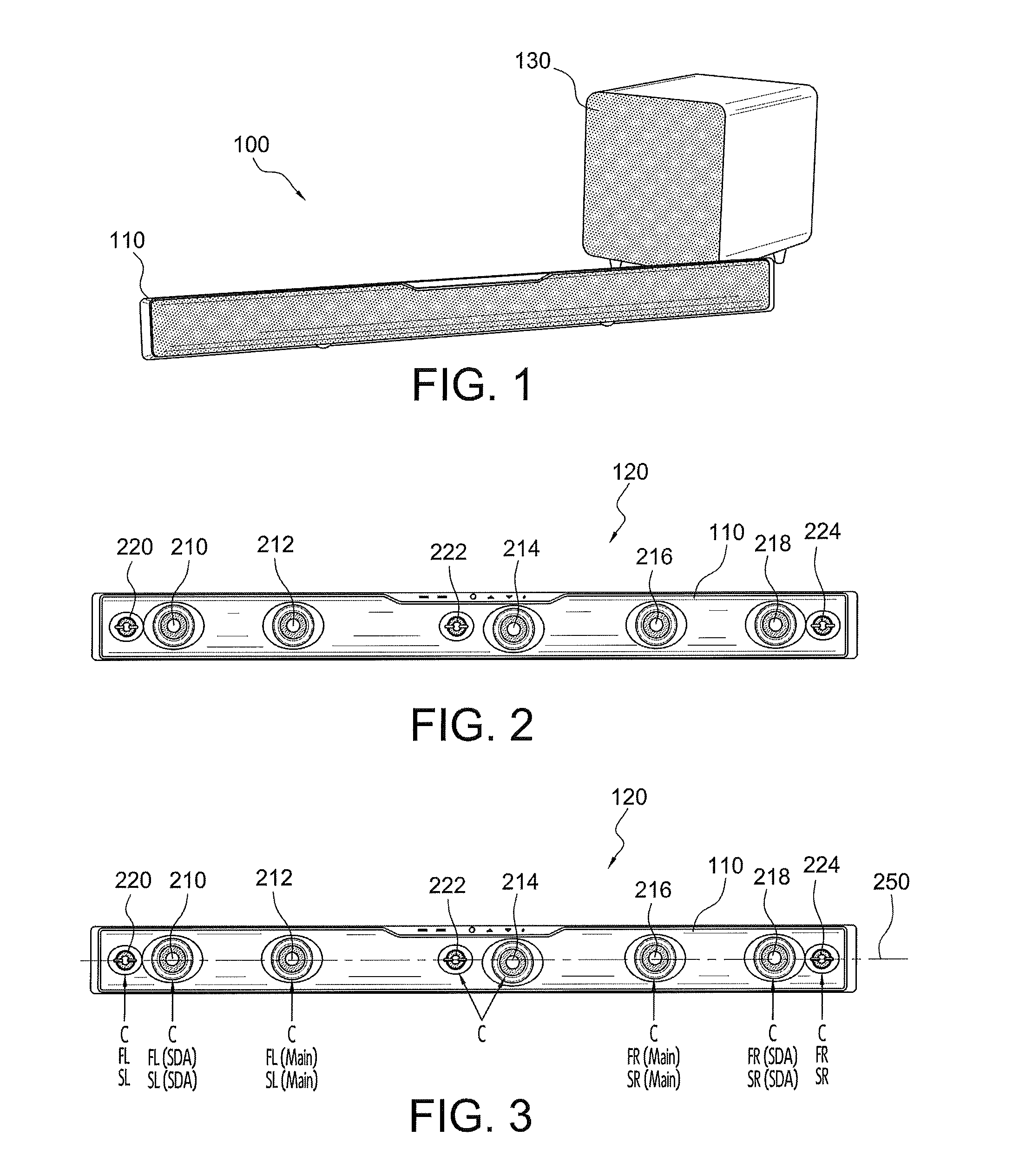 Method and System for Optimizing Center Channel Performance in a Single Enclosure Multi-Element Loudspeaker Line Array