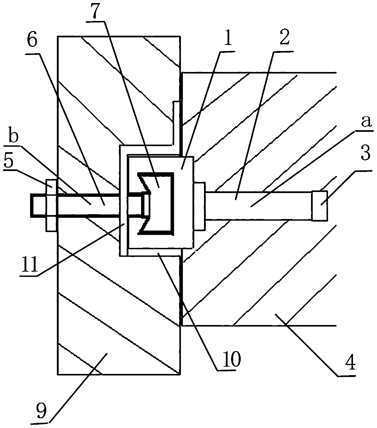 Connecting mechanism for aerated concrete wall plate and method