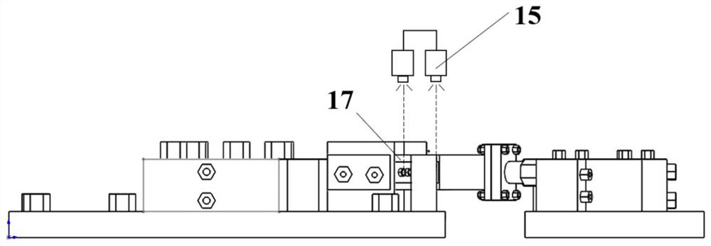 An experimental test system and method for dynamic characteristics of dry friction damping