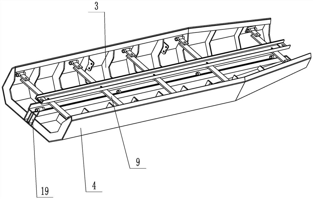 Inner formwork for hollow stand column